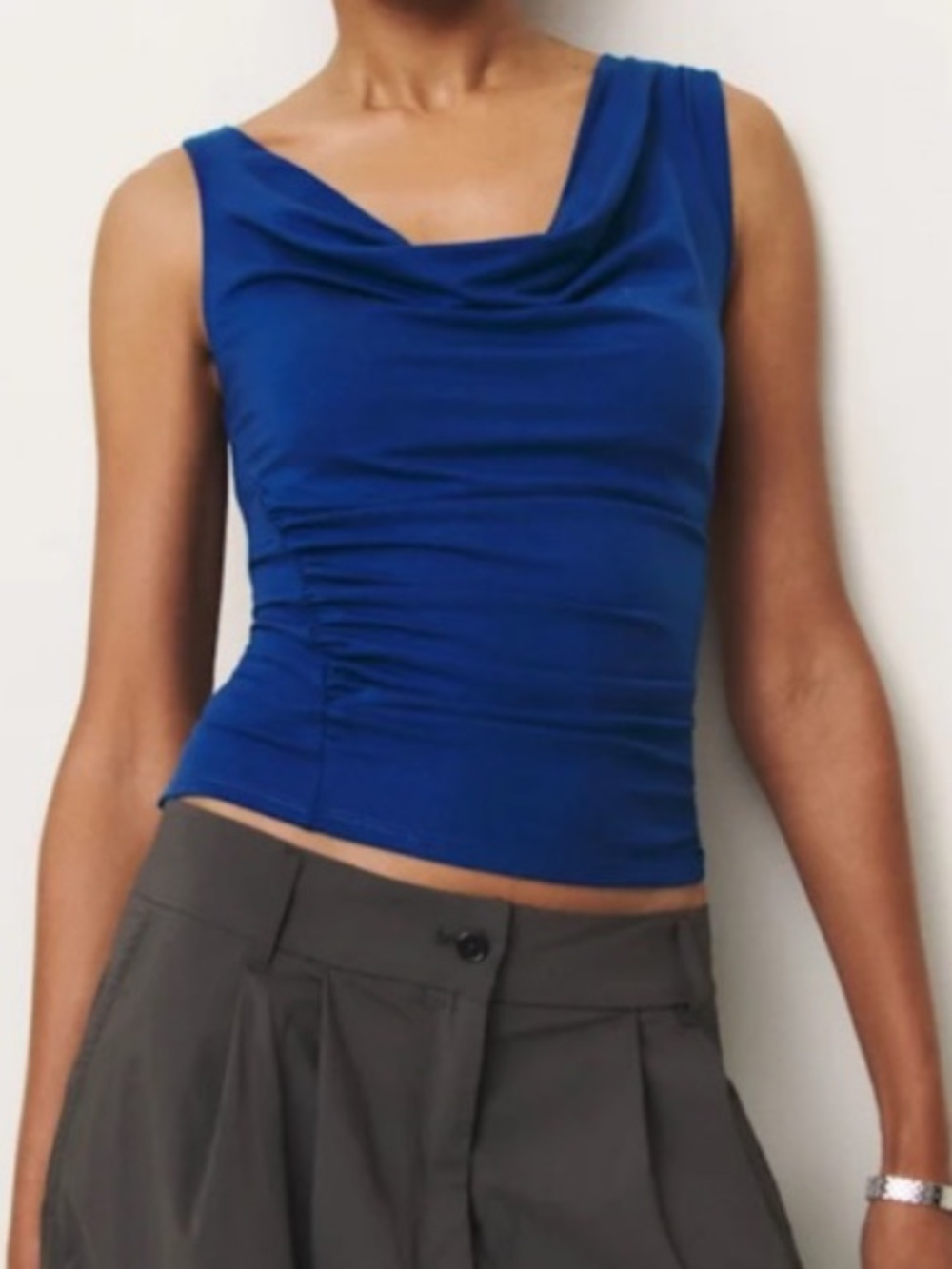 Reformation Darla knit Royal Top size Small